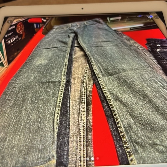 Men’s lot of 4 gently worn used jeans, all blue color denim - Picture 3 of 6